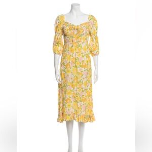 Faithfull the Brand Floral Print Dress